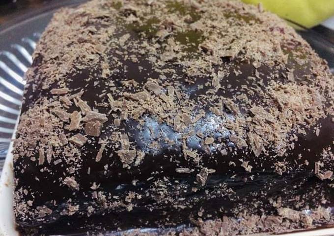 Recipe of Quick Dark chocolate cake