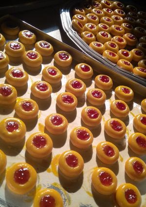 Foto resep Stawberry Thumbprint Cookies irit bahan