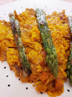 Una foto de Arroz de montaña meloso
