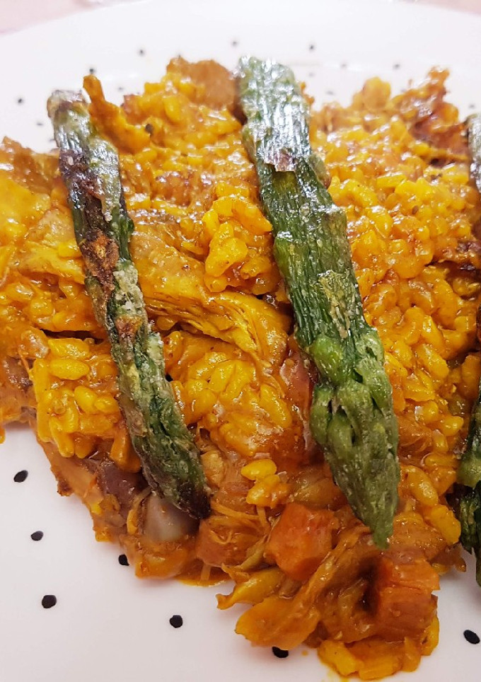 Una foto de Arroz de montaña meloso
