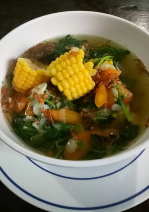 Foto resep Sayur kunci bayam