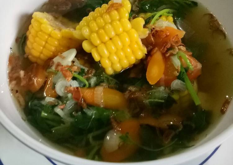 Cara Gampang Membuat Sayur kunci bayam Anti Gagal