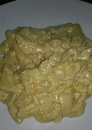 Una foto de Papas a la crema