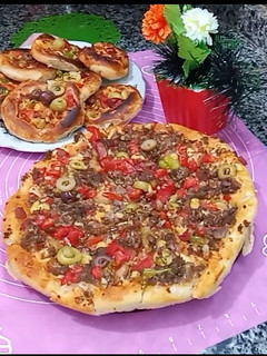 صورة لوصفة البيتزا