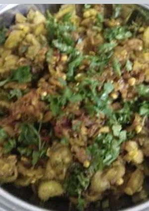 A picture of Kakore/kantola ki sabji.