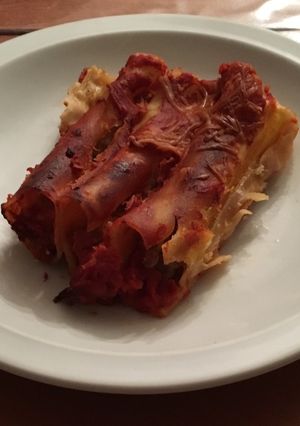 Una foto de Canelones de mi madre