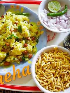 A picture of Kanda Poha.