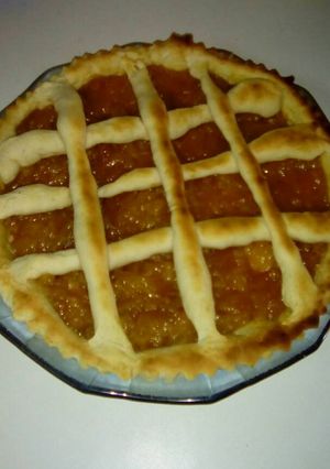 Una foto de Pasta frola de batata
