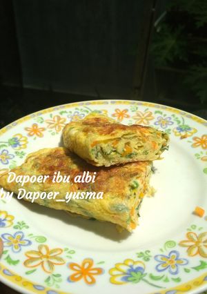 Foto resep Omelet sayur gulung