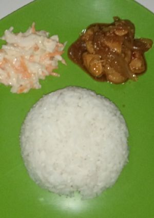 Foto resep Chicken teriyaki plus coleslaw ala hokben
