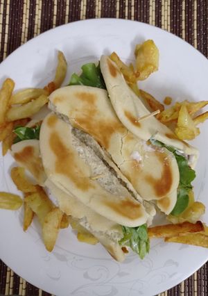 A picture of Shawarma.