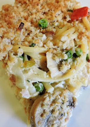 A picture of Turkey Tetrazzini Casserole Recipe.