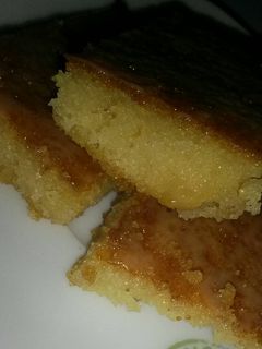 صورة لوصفة بسبوسة بالنستلة