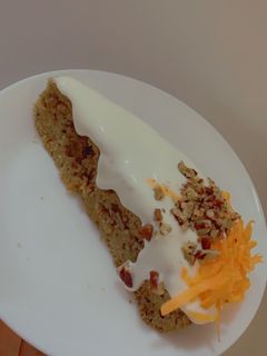صورة لوصفة كيكة الجزر اللذيييييذة 🥕
