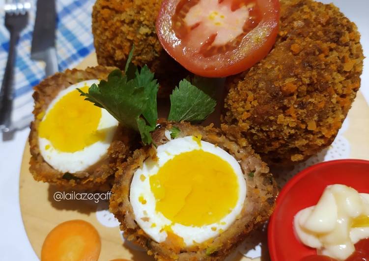 Resep Beef Scotch Egg With Carrot 🥕 yang Enak