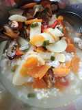 Sup: Kerang + Sayur