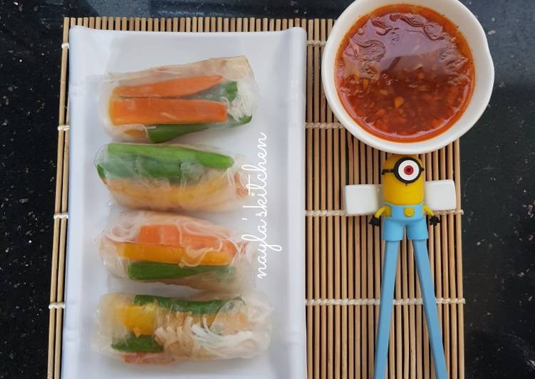 Resep Vietnam Spring Roll yang Bikin Ngiler