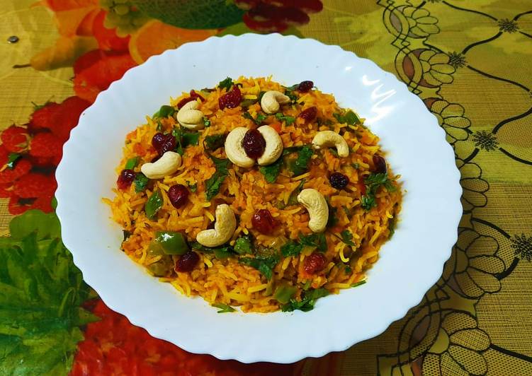 Tawa Bhaji Pulao from leftover pavbhaji ki Bhaji