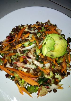 A picture of Steamed healthy lunch.