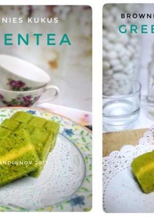 Foto resep Brownies Kukus Greentea
