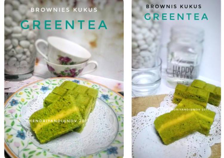 Cara Gampang Membuat Brownies Kukus Greentea yang Lezat