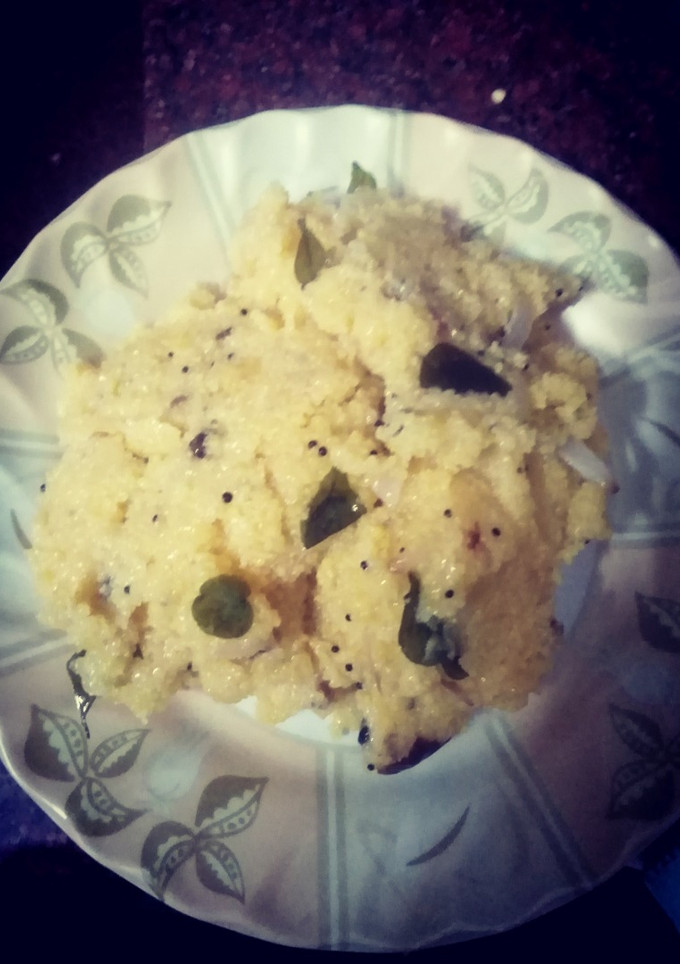 மக்காச் சோள ரவை உப்புமா செய்முறை முக்கிய புகைப்படம்