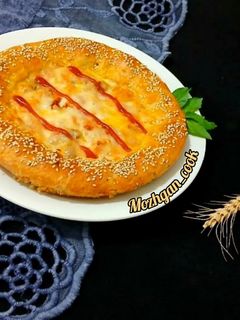 عکسی از دستور کیمالی پیده 😋😍 پیتزای ترکی