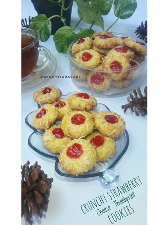 Easy Way Make Crunchy Strawberry Cheese Thumbprint Cookies the Delicious You can take Joss in your mouth