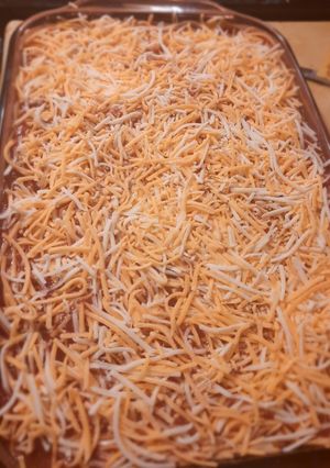 A picture of 5 Layer Fiesta Dip for a Crowd.