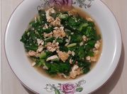 Gambar selada romaine telur
