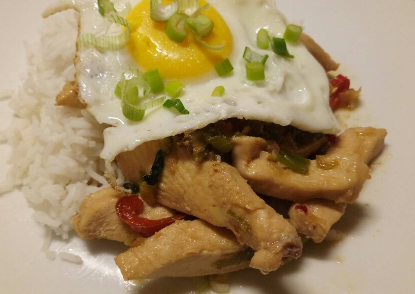 Yui inspired chicken and peppers