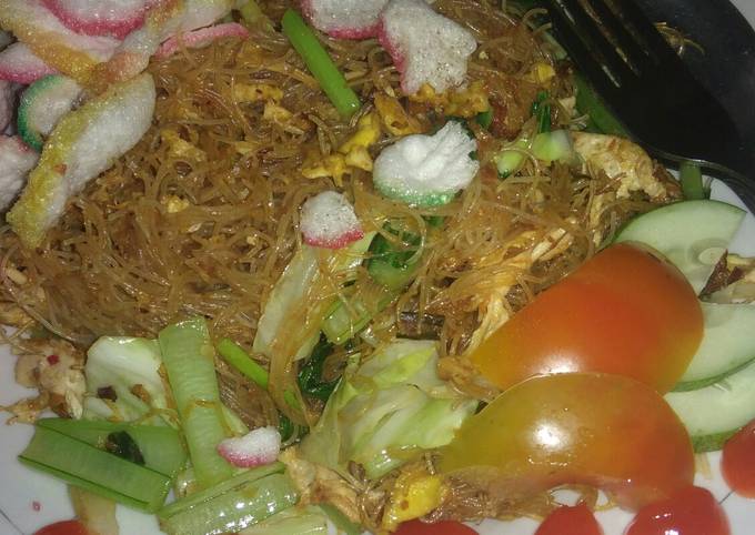 Bihun goreng simple sederhana