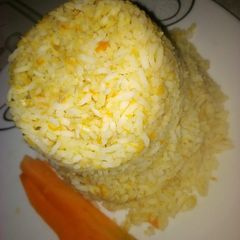 A picture of Carrot fried rice.