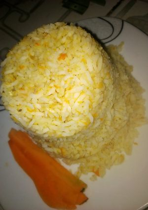 A picture of Carrot fried rice.