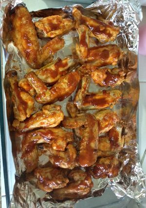 Una foto de Alitas de pollo picositas al horno