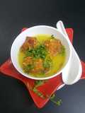 Dal bonda with soup