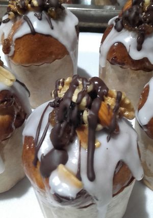 Una foto de Pan dulce fácil (panettone)