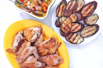 Resep Ayam Garam Panggang Teflon + sambal dabu dabu Murah
