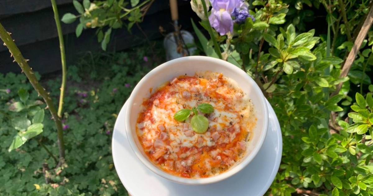 Pizza Mug Cake Receita por Ortensio Cookpad