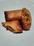 Lumpia makaroni sosis keju jamur saus bolognese