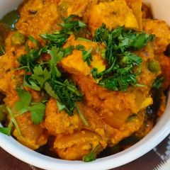 A picture of Schezwan paneer capsicum (shimla mirch).