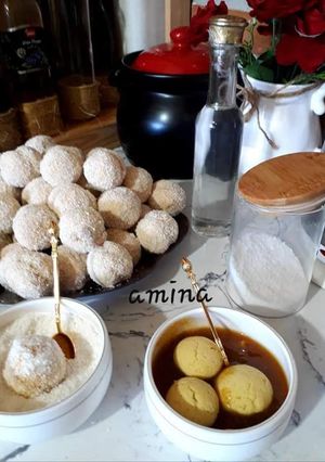 Une photo de Les Boules de Neige 😘 recette ancienne de nos grandes mères 👌