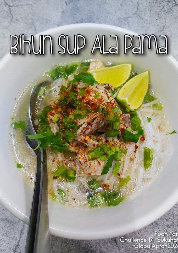 Gambar Bihun Sup Ala Pama