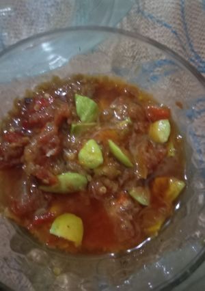 Foto resep 120. Sambel pete terasi
