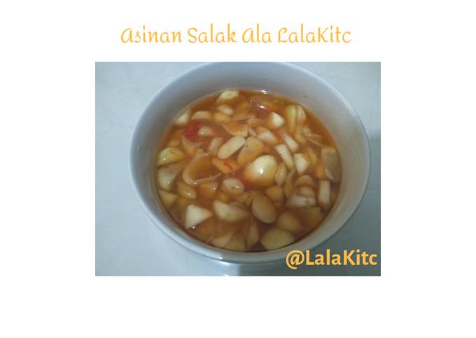 Resep Asinan Salak Ala LalaKitc Anti Gagal
