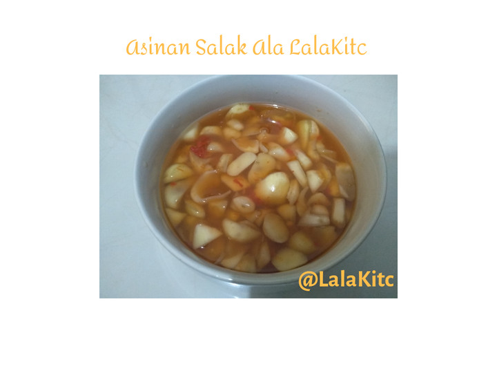 Resep Asinan Salak Ala LalaKitc Anti Gagal