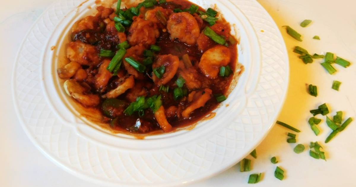 Water chestnut chips and masala curry Recipe by Lakshmi Sridharan Ph D