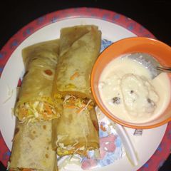A picture of Paneer franki.