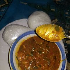 Ogbono soup A picture of Ogbono soup.
