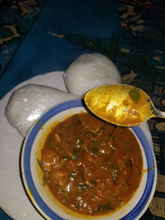 A picture of Ogbono soup.